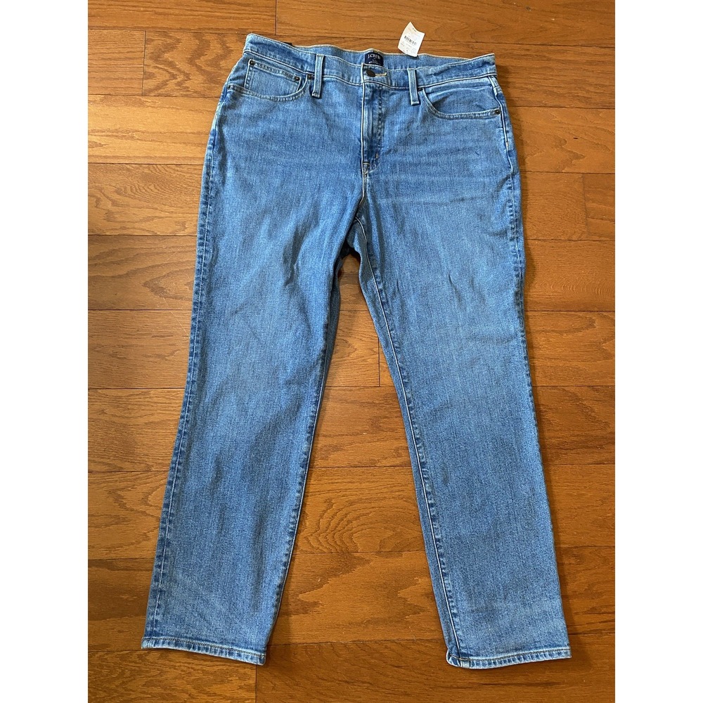 J. Crew Womens Slim Boyfriend Jeans Size 31 Blue Denim Defect New! NWT $98
